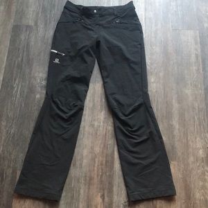 Women’s Salomon Soft Shell Active Pants Sz 10